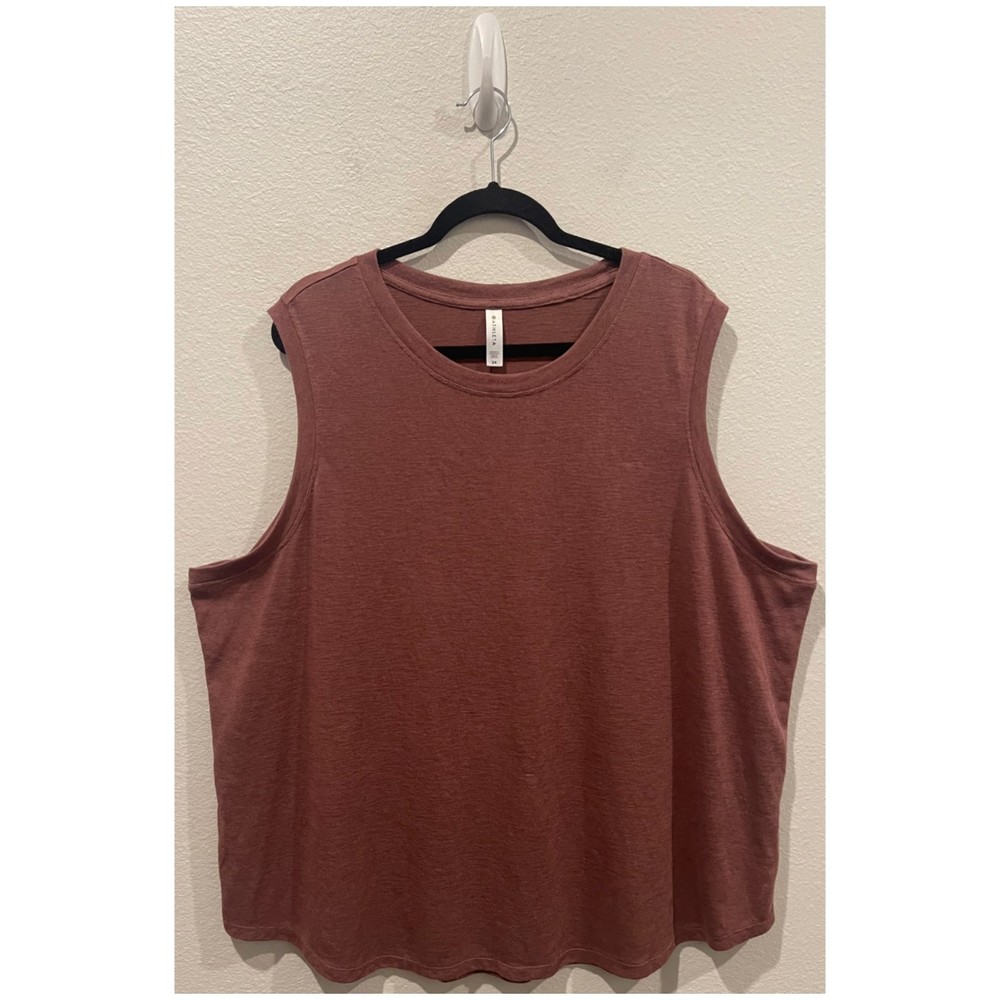 ATHLETA Dusty Pink Mauve Sleeveless Tank Top